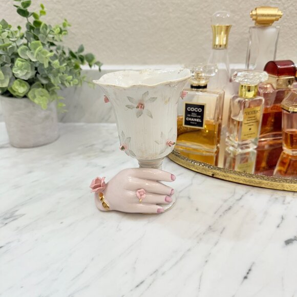 Vintage Porcelain "Hand" Vase - Picture 17 of 17